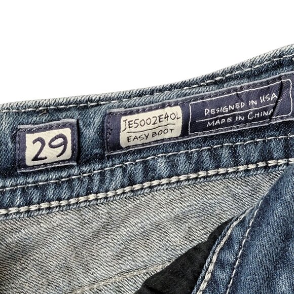 Miss Me Womens Y2K Easy Boot Distressed Low Rise Leopard Print Jeans Size 29 - Picture 9 of 11